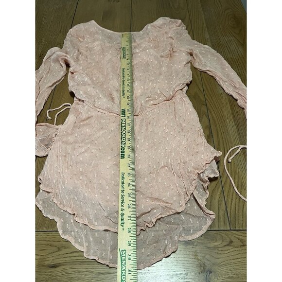 Free People Delilah Mini Dress Sz‎ Medium Lightweight Modern Designer Party Sexy - Picture 8 of 11
